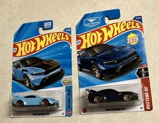 🔥2026 & 2025 HOT WHEELS FORD MUSTANG GTD Lot Of 2 - Dark Blue & Baby Blue🔥
