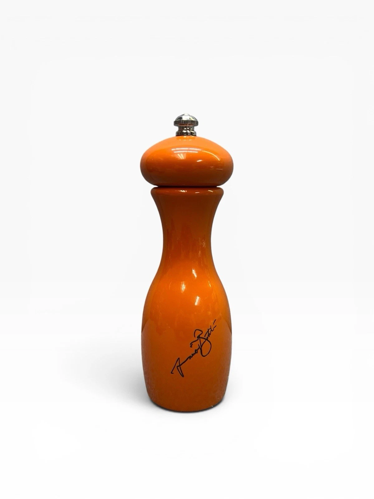 Vic Firth Gourmet Orange Pepper Mill Grinder Wood Made In USA Chef Signed
Opens in a new window or t