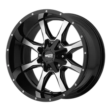 20x9 Moto Metal MO970 Gloss Black Machined Face Wheel 6x120 (45mm)
