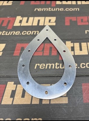 Remtune 3  Stainless Tear Drop Trim Plate Exhaust Wastegate 76mm PLATE ONLY