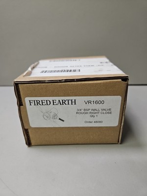 Fired Earth VR1600 3/4'' Wandventil grob rechts schließen REFS128