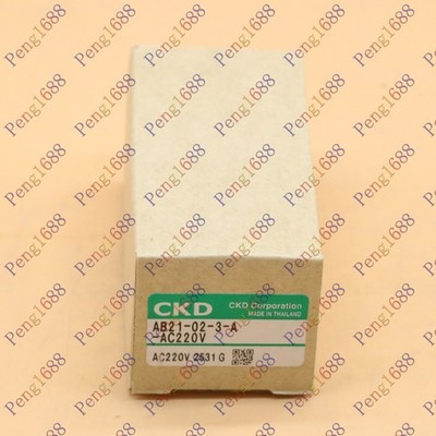 CKD AB21-02-3-A-AC220V New Solenoid Valve Fast Shipping *wq