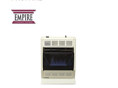 Empire BF10WLP 10,000 BTU Blue Flame Vent-Free Heater Propane Wall Mount T-Stat