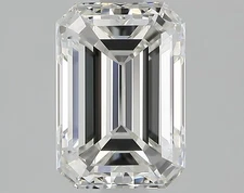 Certified AGI 1.49 CT Emerald Cut Natural Mined Diamond Loose F color IF clarity