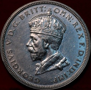1927 Australia One Florin Silver Foreign Coin