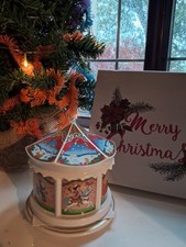 Collectible Hutschenreuther Musical Christmas Carousel - Vintage 2005