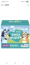 Pampers Easy Ups Bluey 4T/5T Training Pants 104 Count Dogs  Puppies Theme
