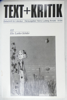 Text + Kritik 122 Else Lasker Schüler April 1994 To-8713