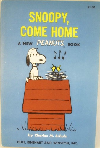 Snoopy, Come Home by Charles M. Schulz, Acceptable Book