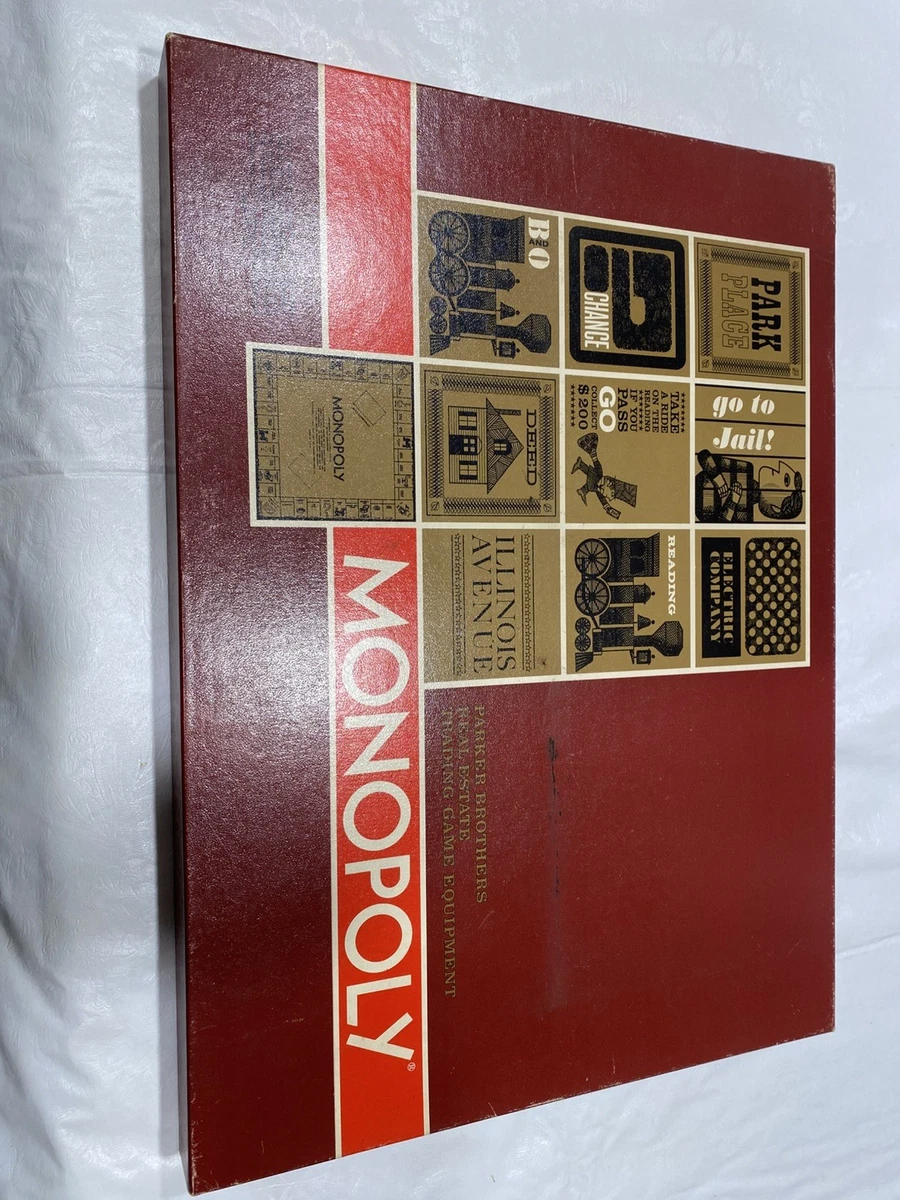 Monopoly Board 1964 Vintage Manufacture Board & Traditional Games