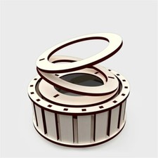Physics For Children Science Teaching Aids Solar Double Ring DIY Toy Puzzle.