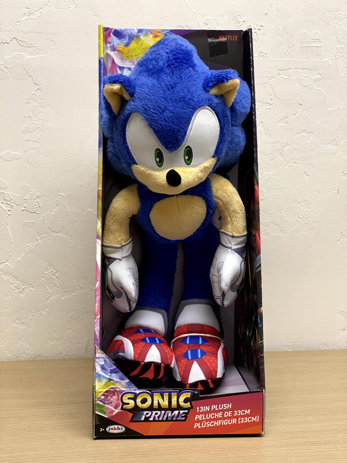 Netflix Sonic The Hedgehog Prime 13 Inch Sonic Plush NEW 2023