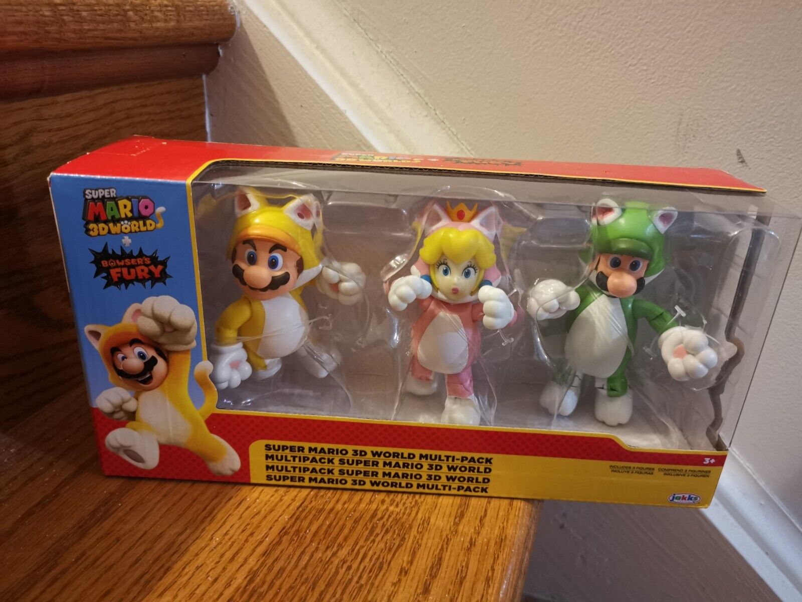 Super Mario Play Set - 3-Pack - CAT Mario/Luigi/Peach