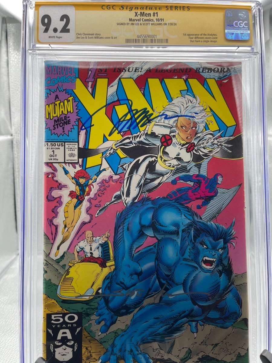 X-Men #1; signed by JIM LEE & SCOTT WILLIAMS | eBay