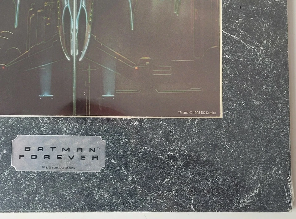 DE COLECCIÓN NOS BATMAN FOREVER IMPRESIÓN CROMART ZANART 1995 DC COMICS RARO SELLADO 14"x11" Foto 2 de 4