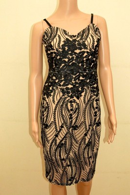 lipsy embroidered button dress