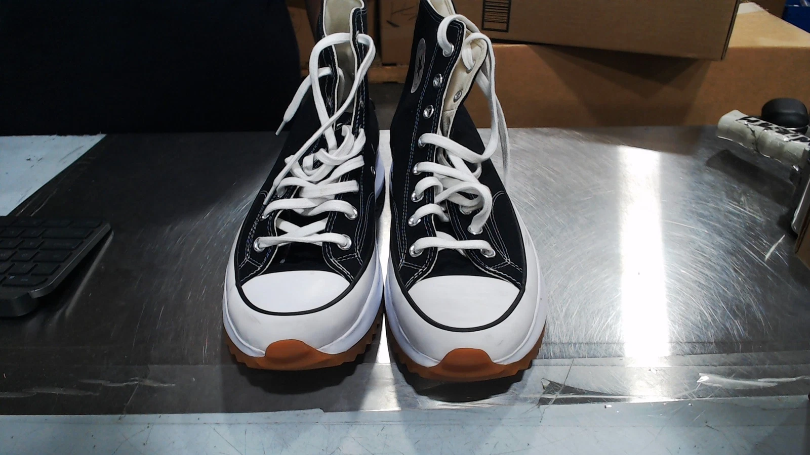LikeNew_Converse Run Star Hike Hi Sneakers Nero Bianco _Nero Bianco Gomma_13 5