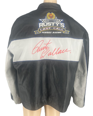 Chase Authentics レザージャケット 2XL Dale Earnhardt Nascar Chase Authentics By JH Designs Black Leather
