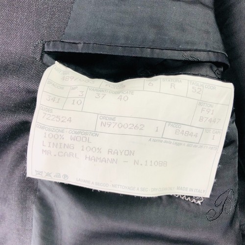 VTG Belvest Men’s 100% Wool 2-Button Blazer/Jacket Black • Italy • 42 R - Picture 5 of 10