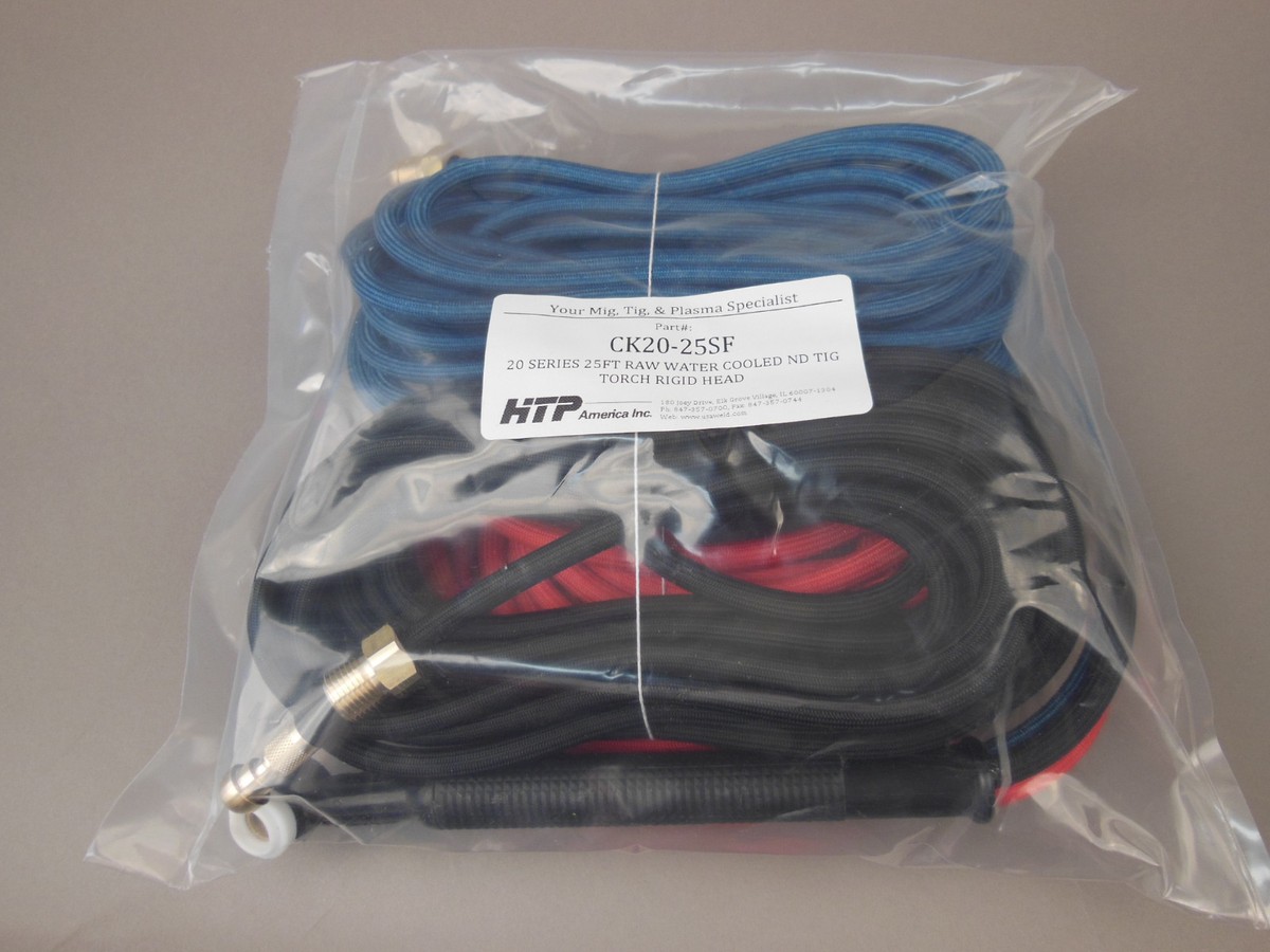 みわく 25' WP-20 Water Cooled Tig Torch Miller Syncrowave 250 350 CK20