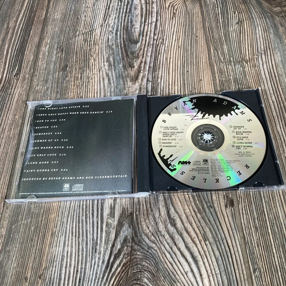 Bryan Adams CD 2 Lot Reckless AND So Far So Good, Excellent Condition Foto 4 de 4