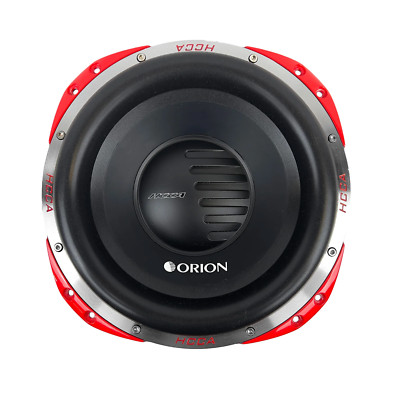 ORION HCCA122 - 12'' SPL Competition Auto Subwoofer DVC 2Ohm 2500 Watt RMS
