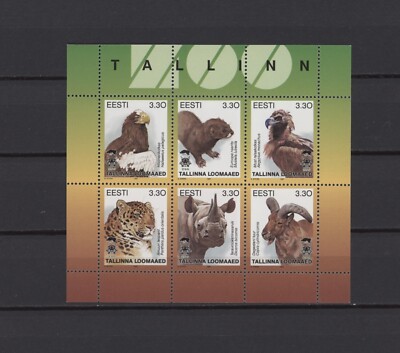 s46047 EESTI ESTONIA MNH** 1997 Tallinn zoo 6v m/s