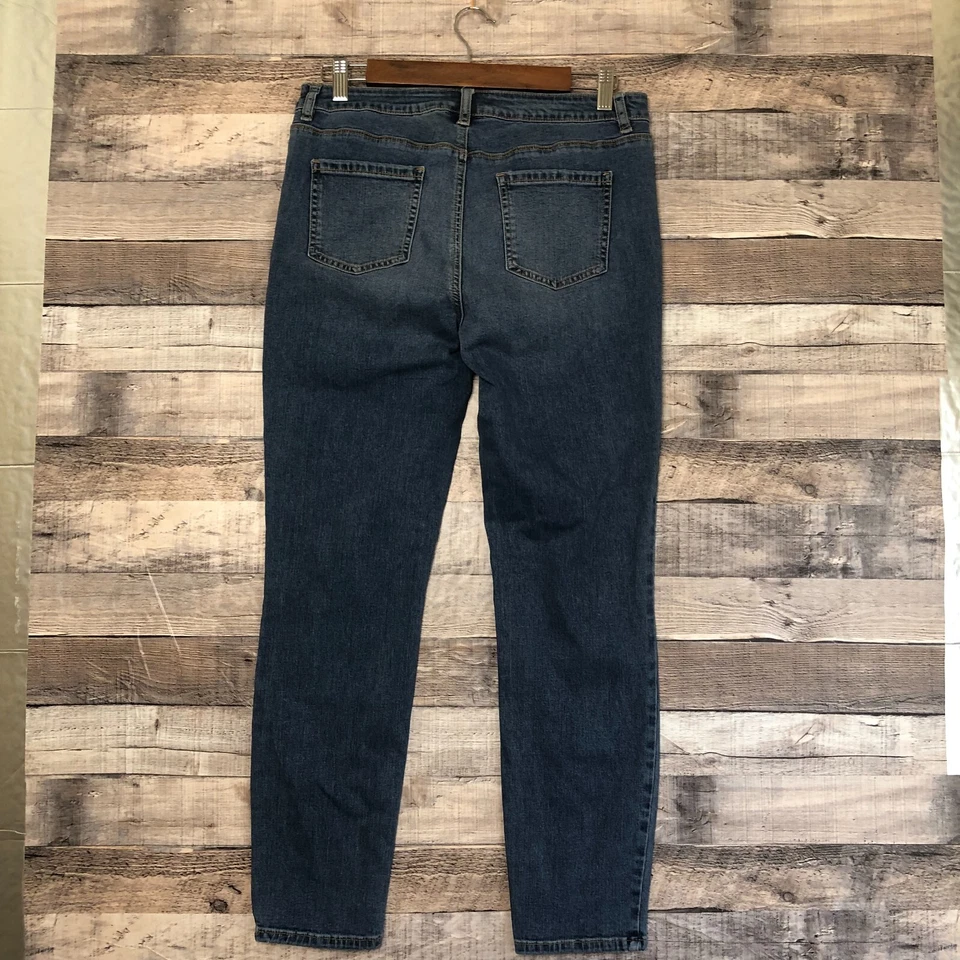 Jeans BUFFALO DAVID BITTON Pursuit tiro medio súper suaves ajustados lavado medio 10/30 Foto 2 de 4