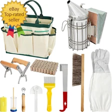 12Pcs Bee Hives Starter Kit Beekeeping Supplies, Bee Keeping Supplies-All