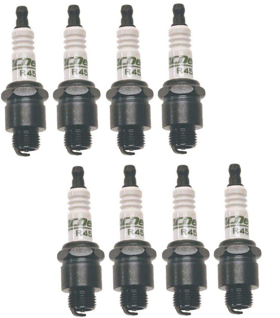 Set Of 8 Spark Plugs AcDelco For Buick Caddy Pontiac Chevy Dodge Fargo 8 CYL