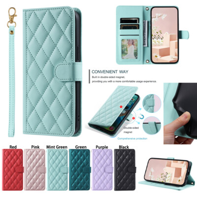 For Redmi and Xiaomi ''All'' Series Magnetic Leather Flip Card Wallet Case Cover