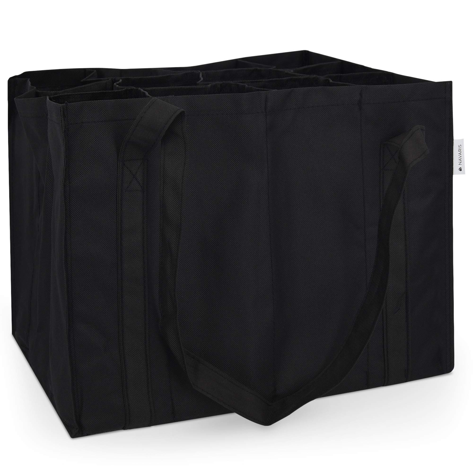 12 Compartment Bottle Bag - Bottle Carrier Bag for Wine, Drinks Bottles - Reu...