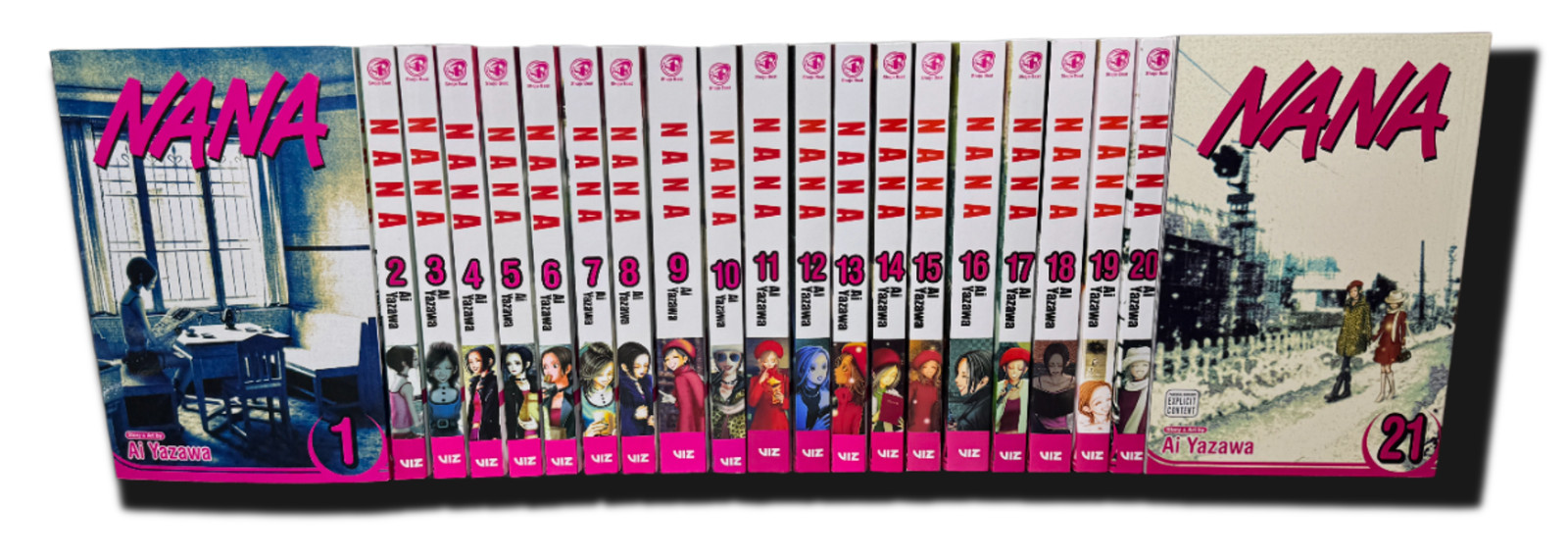 Nana Volumes 1-21 Complete Manga Set BRAND NEW English!