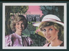 Mongolia Scott #2292 MNH S/S Princess Diana (1961-1997) 1000t $$