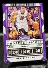 2020-21 Contenders Draft Picks Prospect Ticket Variation Ben Simmons LSU #14