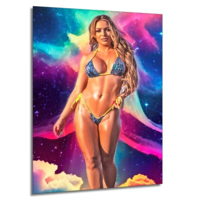#ad #ad MANDY ROSE WWE Wrestling Model Diva Belles ACEO Art Print Card by RoStar #4 7 $11.49