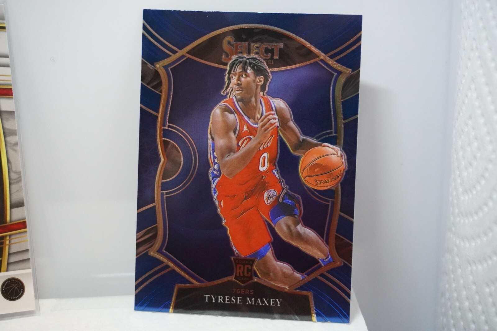 2020-21 Panini Select - Concourse Blue #81 Tyrese Maxey (RC)