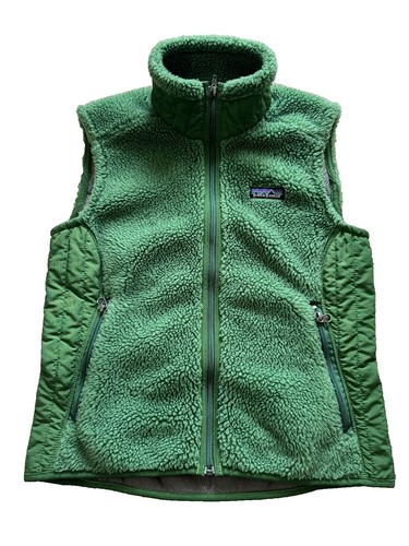 VTG Patagonia Mens MARS Puffball Vest Large Green Military