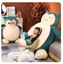 Giant Snorlax Plushie Pokemon Toy Kawaii Soft Snorlax Bean Bag NO Filling