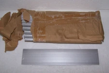 WIREMOLD SURFACE RACEWAY COVER LOT OF 18 PCS 12" in 216 FT STAINLESS STEEL METAL