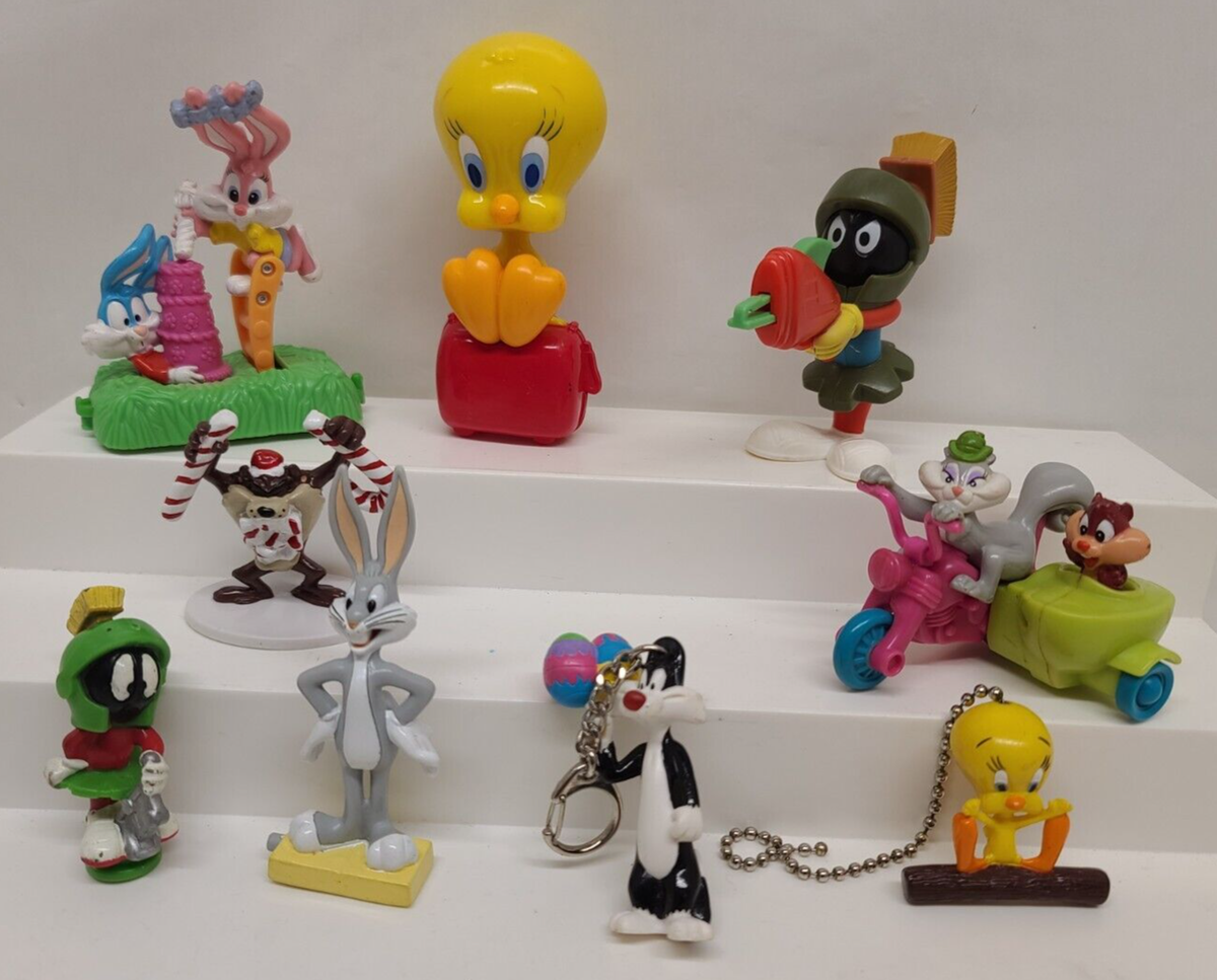 Warner Bros. Looney Tunes Vintage Figures Marvin, Tweety, Bugs