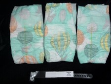 Hot Air Balloon Diapers for Reborn, baby doll, baby shower, decor, box opening