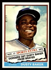 1976 Topps Traded Baseball #28T Dusty Baker NM/MT *d2