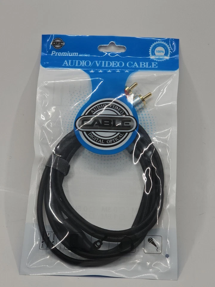 USB Type C to Dual RCA 2RCA Male Adapter Cable Stereo Audio/Video Cord 10 Feet - Image 2 of 4