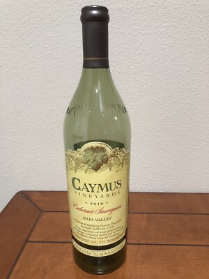 Empty Caymus Vineyards CA 2019 Cabernet Sauvignon 1L 1 Liter  Wine Bottles