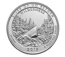 🇺🇸 US Quarter coin 25 cents Frank Church River of No Return Idaho UNC 2019