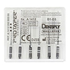 Dentsply ProTaper Universal Rotary Retreatment Files D1,D2,D3,D1-D3 Pack Of 6