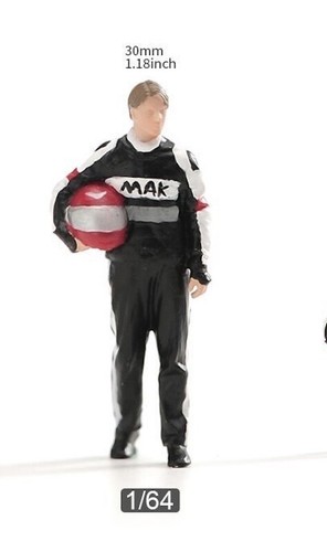 CR 1:64 Figura Pintada Modelo Miniatura Diorama Juguete Carreras Gente Corredor - Imagen 13 de 14