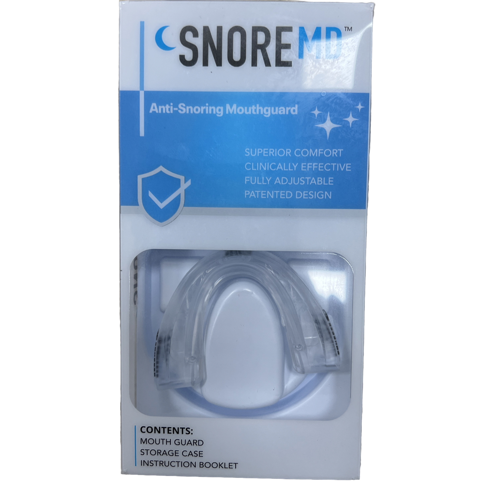 NEW SnoreMD Mouth Guard with Storage Case AntiSnoring Mouthguard