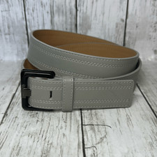 Calvin Klein Men's Synthetic Leather Belt Gray size L Large 621137